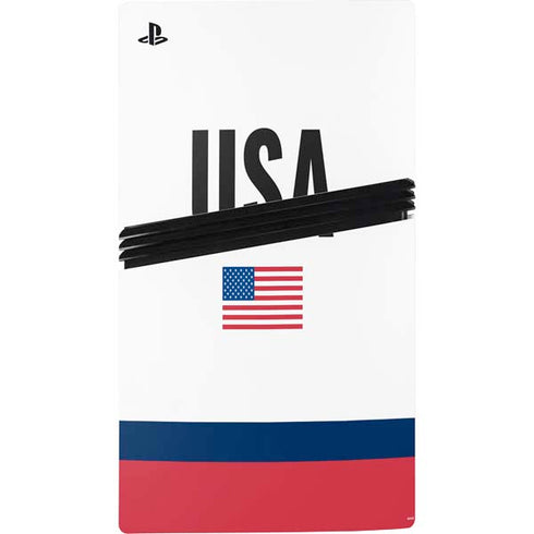USA American Flag PS5 Pro Disk Console Skin